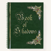 Groen en goud boek van schaduwen (Voorkant)