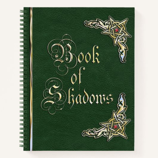 Groen en goud boek van schaduwen (Voorkant)