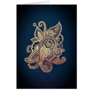 Groen en goud Paisley