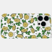 Groen en goud St Patrick's Lucky You Shamrock Case-Mate iPhone Case (Achterkant (horizontaal))