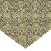 Groen, en gouden  Knit Pattern Lange Tafelloper (Hoek)