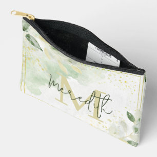 Groen en gouden lijst gepersonaliseerd etui