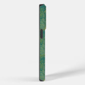 Groen en goudpalmblad Case-Mate iPhone case (Achterkant / Rechts)