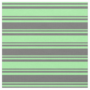 Groen en grijs gekleurd StripesPatroon Stof