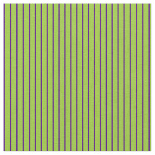 Groen en indigo gelinkt/gestreept patroon stof