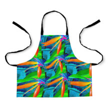 Groen en Oranje Bloempatroon