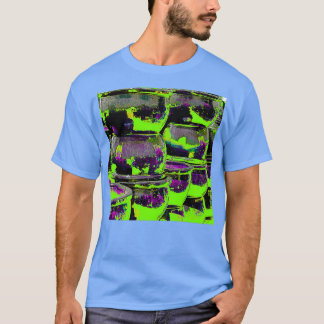 Groen en Paars aardewerk T-shirt