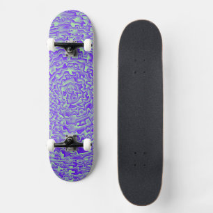 Groen en Paarse Vormgeving Skateboard