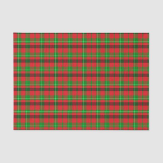 Groen en rood geplakt patroon tissuepapier (Voorkant)