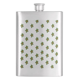 Groen en rood Holly Plant Flacon