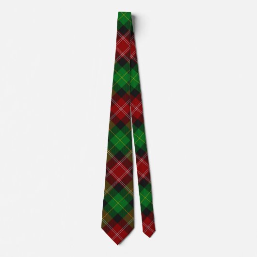 Groen en rood met een keurig kerstStropdas Stropdas (Voorkant)