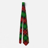 Groen en rood met een keurig kerstStropdas Stropdas (Achterkant)