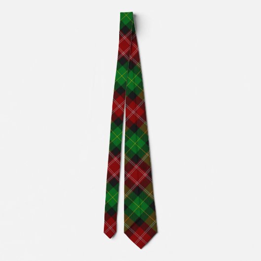 Groen en rood met een keurig kerstStropdas Stropdas (Achterkant)