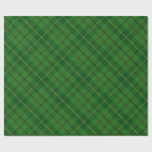 Groen en rood met kerstcadeautjes cadeaupapier (Vlak)