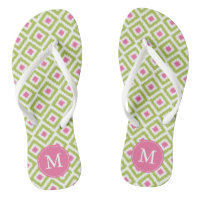 Groen en roze Ikat Patroon