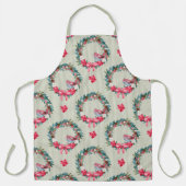 Groen en Roze kerstmis en kardinaal Schort (Voorkant)