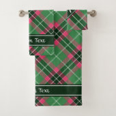 Groen en Roze Tartan Bad Handdoek (Insitu)