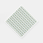 Groen en Taupe Argyle Patroon-Elegant Veelzijdig Servet (Hoek)