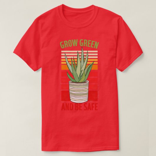 Groen en veilig t-shirt (Design voorkant)