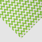 GROEN EN WHITE ZIG ZAG STRIPES TISSUEPAPIER (Detail)