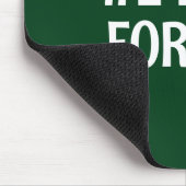 Groen en Wit #1 Papa Forever Vaderdag Gift Muismat (Hoek)