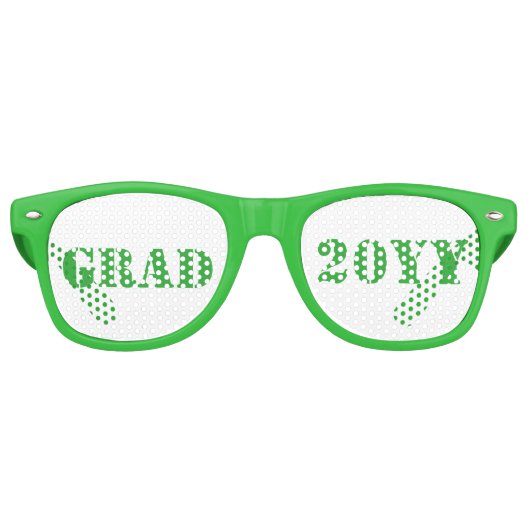 Groen en wit Afstudeerder 2016 Tekstontwerp Retro Zonnebril (Voorkant)
