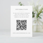 Groen en Wit en Hydrangea Informatie Informatiekaartje (Staand voorkant)