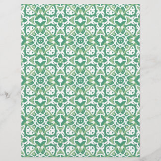 Groen en wit flessentrappenboek