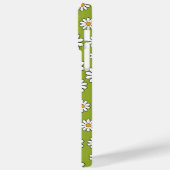 Groen en wit Floral Daisy Pattern Case-Mate iPhone Case (Achterkant / Links)