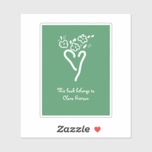 Groen en wit keukenbord sticker
