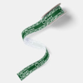 Groen en wit lint (Achterkant)