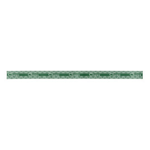 Groen en wit lint