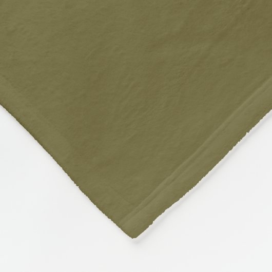 Groen en wit modern monogram elegant fleece deken (Hoek)