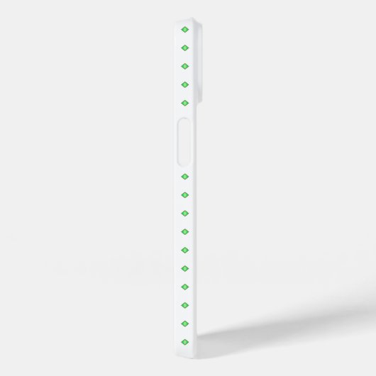 Groen en wit patroon Case-Mate iPhone case (Achterkant / Rechts)
