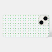 Groen en wit patroon Case-Mate iPhone case (Achterkant (horizontaal))