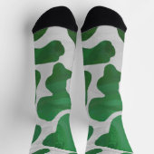 Groen en Wit Patroon Sokken (Top)