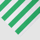 Groen en wit Stripes Patroon Tissuepapier (Detail)