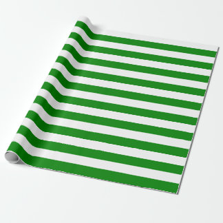 Groen en wit strippes ompakken papier