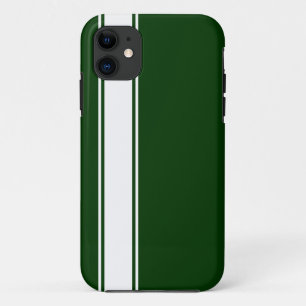Groen en wit team Jersey Stripe iPhone 5s Case