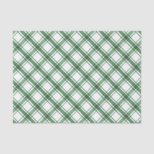 Groen en wit tissuepapier (Voorkant)
