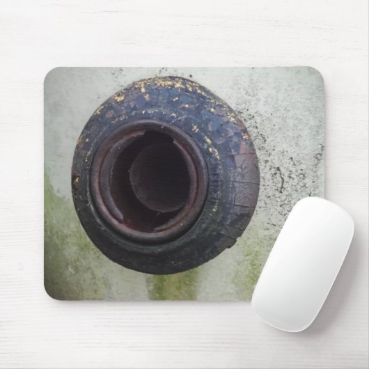 groen en wit  vrachtwagengas muismat (Met muis)