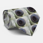 groen en wit  vrachtwagengas stropdas (Opgerold)