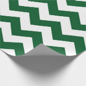 Groen en Wit Zigzag geschenkverpakking Cadeaupapier (Hoek)