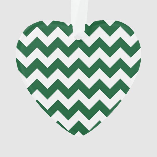 Groen en wit Zigzag Ornament (achterkant)