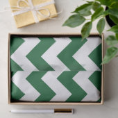Groen en wit zigzag-papier tissuepapier (Geschenk)