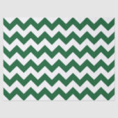 Groen en wit zigzag-papier tissuepapier (Voorkant)