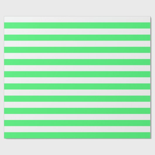 Groen en witstrooppapier voor groot licht cadeaupapier (Vlak)