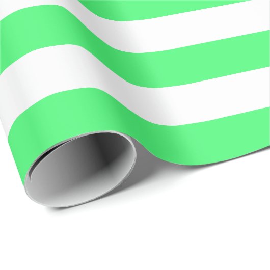 Groen en witstrooppapier voor groot licht cadeaupapier (Rol Hoek)