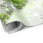 Groen en zilver kerstpapier cadeaupapier (Rol Hoek)