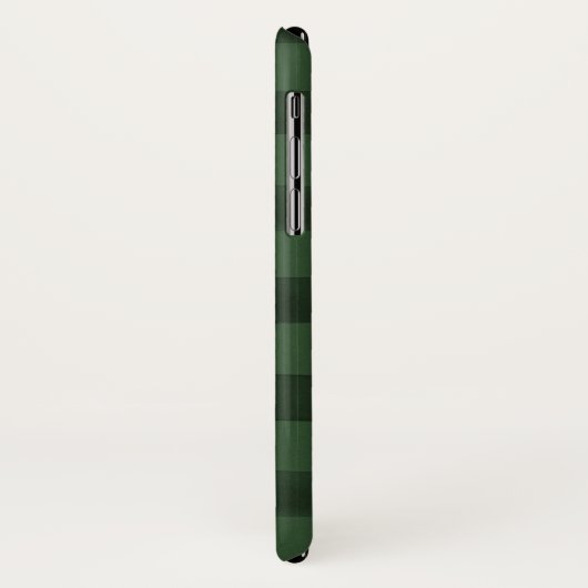 Groen en zwart buffelpatroon Case-Mate iPhone case (Achterkant/links)